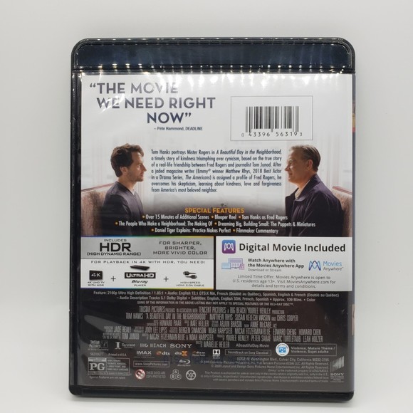 A Beautiful Day in the Neighborhood, Tom Hanks, Movie, Blu-Ray - Picture 2 of 5
